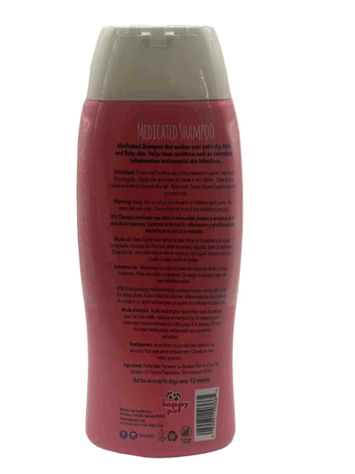 Shampoo medicado