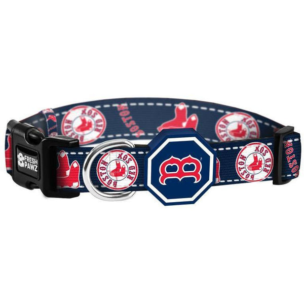 Officially Licensed Boston Red Sox Pet Collar