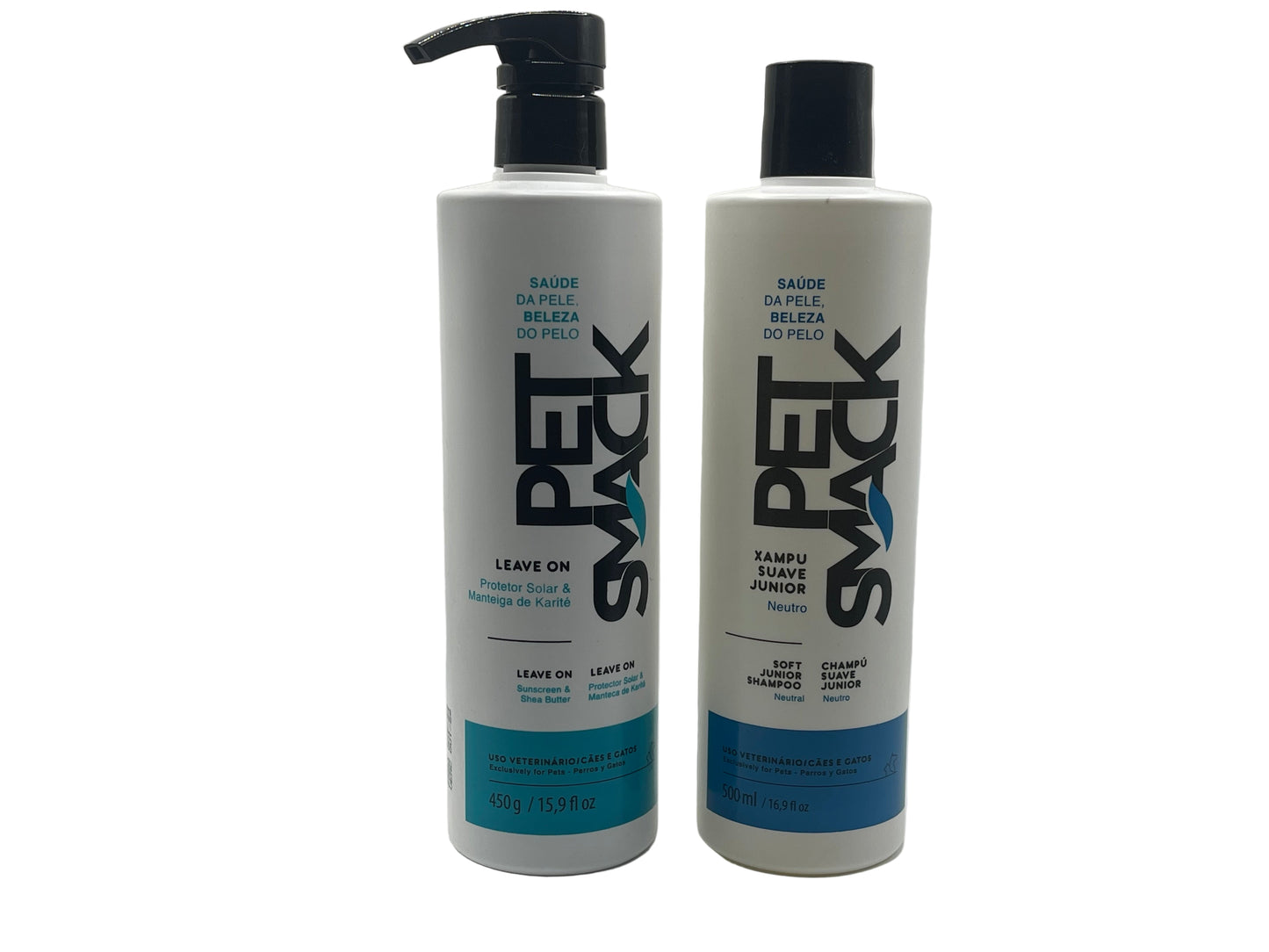 Llévate el combo Pet Smack Champú save Junior y Pet Smack Leave On