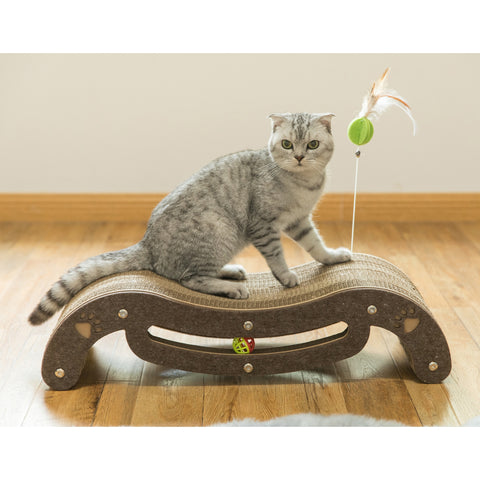 Corrugated Cardboard Cat Scratcher Lounge