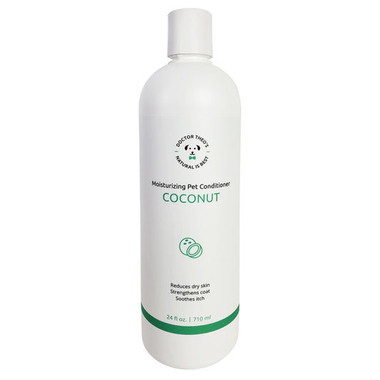 Dr. Theo's PH Balanced Pet Conditioner - USA Made - Coconut - 24 oz