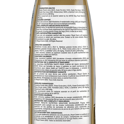Royal Canin Miniature Schnauzer Puppy 2.5 Lbs