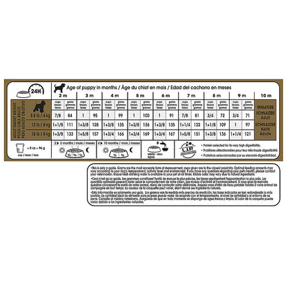 Royal Canin Miniature Schnauzer Puppy 2.5 Lbs