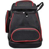Katziela Furry Ferry - Black/ Red Carrier