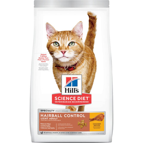 Hill's® Science Diet® Adult Hairball Control Light Cat Food 7.0#