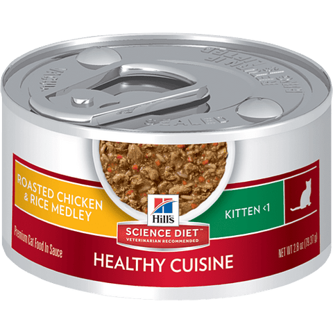 Hill's® Science Diet® Kitten Healthy Cuisine Roasted Chicken & Rice Medley
